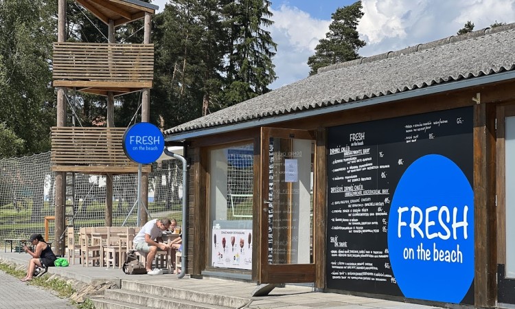 Bistro Fresh na pláži Lipno nad Vltavou